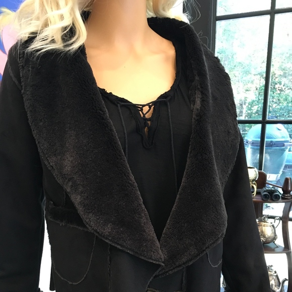 COPY - Johnny Was Biya Faux suede & shearling Jacket. NWT - Picture 2 of 8